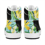 Aloha Keel-Billed Toucan Print High Top Leather Sneakers