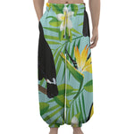 Aloha Keel-Billed Toucan Print Lantern Pants