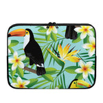 Aloha Keel-Billed Toucan Print Laptop Sleeve