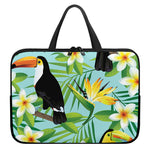 Aloha Keel-Billed Toucan Print Laptop Sleeve With Handle