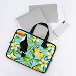 Aloha Keel-Billed Toucan Print Laptop Sleeve With Handle