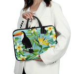 Aloha Keel-Billed Toucan Print Laptop Sleeve With Handle