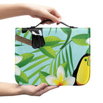 Aloha Keel-Billed Toucan Print Leather Bible Cover