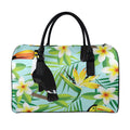 Aloha Keel-Billed Toucan Print Leather Duffel Bag