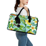 Aloha Keel-Billed Toucan Print Leather Duffle Bag