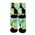 Aloha Keel-Billed Toucan Print Long Socks