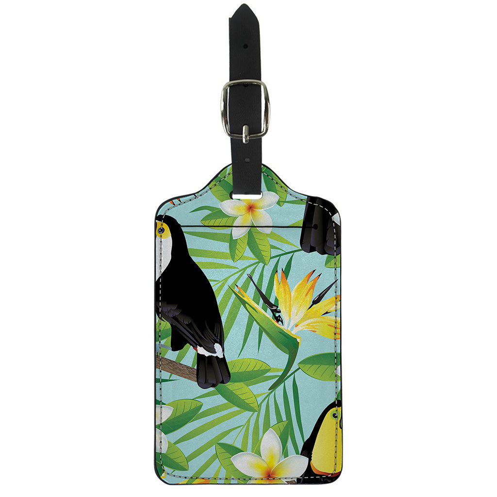 Aloha Keel-Billed Toucan Print Luggage Tag