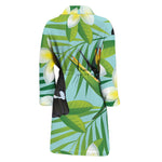 Aloha Keel-Billed Toucan Print Men's Bathrobe