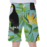 Aloha Keel-Billed Toucan Print Men's Beach Shorts