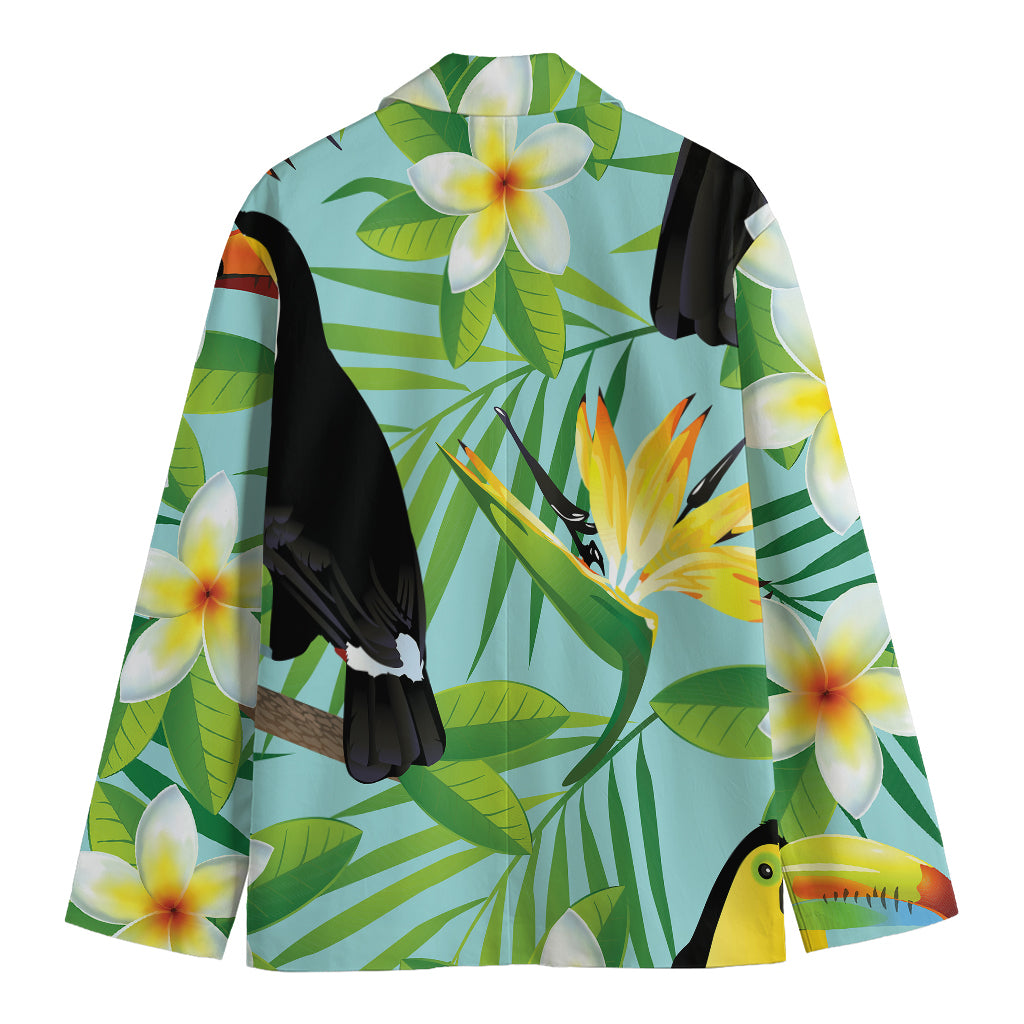 Aloha Keel-Billed Toucan Print Men's Blazer