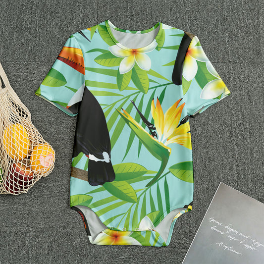 Aloha Keel-Billed Toucan Print Men's Bodysuit