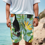 Aloha Keel-Billed Toucan Print Men's Cargo Shorts