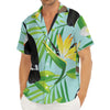 Aloha Keel-Billed Toucan Print Men's Deep V-Neck Shirt