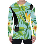 Aloha Keel-Billed Toucan Print Men's Long Sleeve T-Shirt
