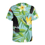 Aloha Keel-Billed Toucan Print Men's Sports T-Shirt