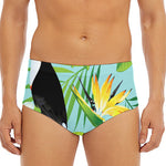 Aloha Keel-Billed Toucan Print Men's Triangle Swim Briefs