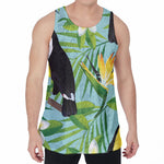 Aloha Keel-Billed Toucan Print Men's Velvet Tank Top