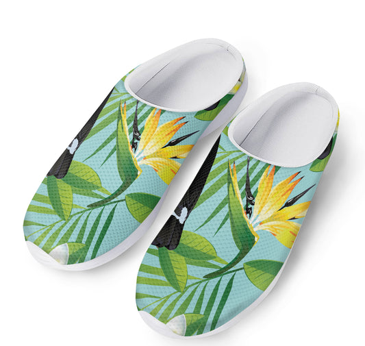 Aloha Keel-Billed Toucan Print Mesh Casual Shoes