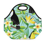Aloha Keel-Billed Toucan Print Neoprene Lunch Bag