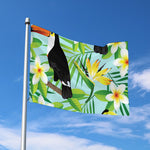 Aloha Keel-Billed Toucan Print Polyester Flag