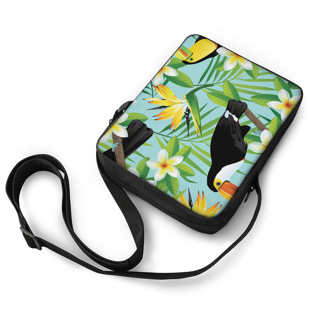 Aloha Keel-Billed Toucan Print Rectangular Crossbody Bag