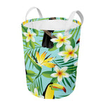 Aloha Keel-Billed Toucan Print Round Laundry Basket