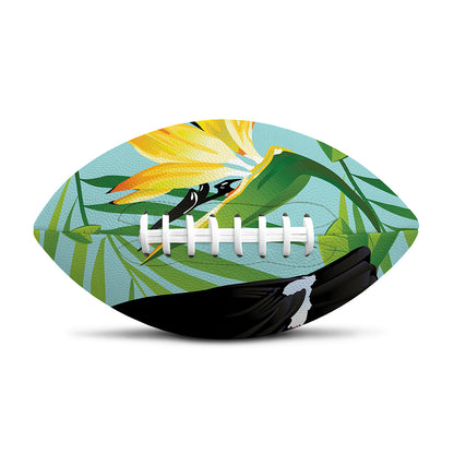 Aloha Keel-Billed Toucan Print Rugby Ball