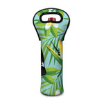 Aloha Keel-Billed Toucan Print Single Neoprene Wine Tote