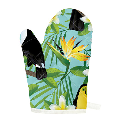 Aloha Keel-Billed Toucan Print Single Oven Mitt