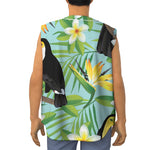 Aloha Keel-Billed Toucan Print Sleeveless Baseball Jersey