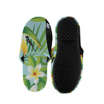 Aloha Keel-Billed Toucan Print Slippers