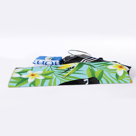 Aloha Keel-Billed Toucan Print Sports Towel