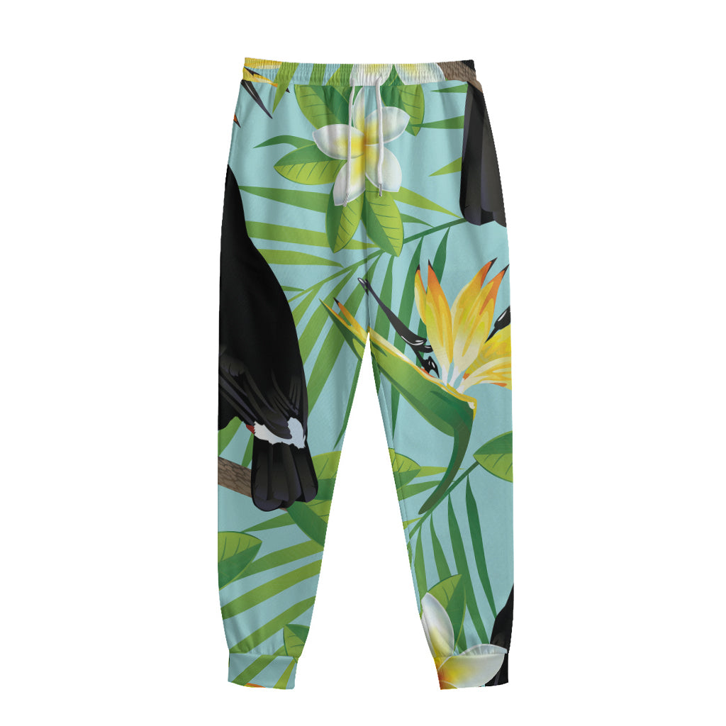 Aloha Keel-Billed Toucan Print Sweatpants