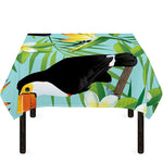 Aloha Keel-Billed Toucan Print Tablecloth