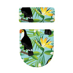 Aloha Keel-Billed Toucan Print Toilet Lid And Tank Cover Set