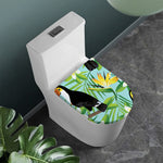Aloha Keel-Billed Toucan Print Toilet Lid Cover