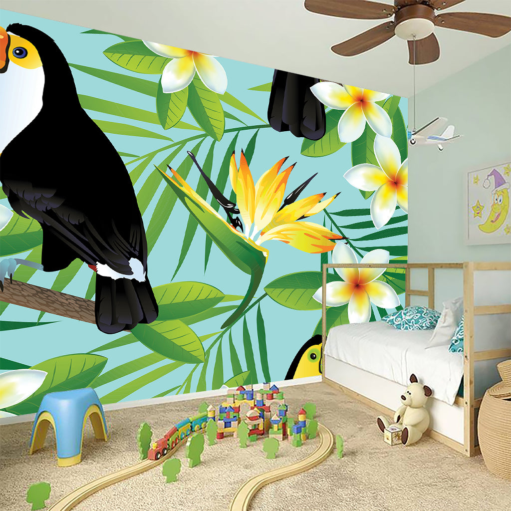 Aloha Keel-Billed Toucan Print Wall Sticker