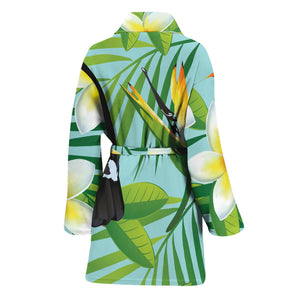 Aloha Keel-Billed Toucan Print Women's Bathrobe