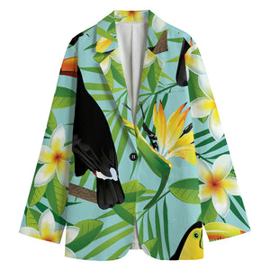 Aloha Keel-Billed Toucan Print Women's Blazer