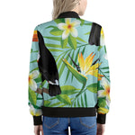 Aloha Keel-Billed Toucan Print Women's Bomber Jacket