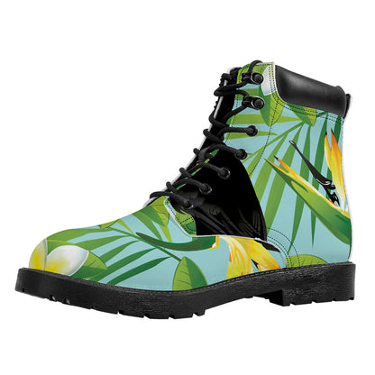 Aloha Keel-Billed Toucan Print Work Boots