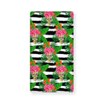 Aloha Skull Striped Pattern Print Baby Crib Sheet