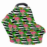 Aloha Skull Striped Pattern Print Baby Seat Cover