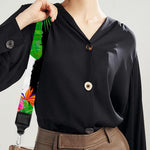 Aloha Skull Striped Pattern Print Bag Strap