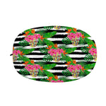 Aloha Skull Striped Pattern Print Car Side Mirror Covers