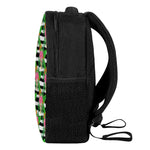 Aloha Skull Striped Pattern Print Casual Backpack