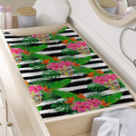 Aloha Skull Striped Pattern Print Changing Pad Cover