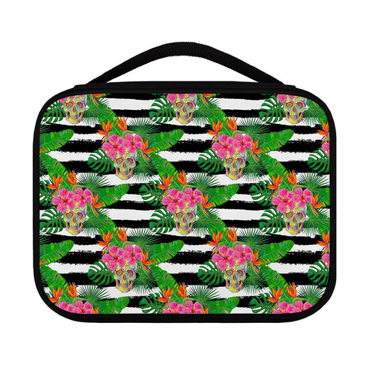Aloha Skull Striped Pattern Print Classic Bible Case