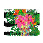 Aloha Skull Striped Pattern Print Drum Lamp Shade