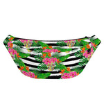 Aloha Skull Striped Pattern Print Fanny Pack